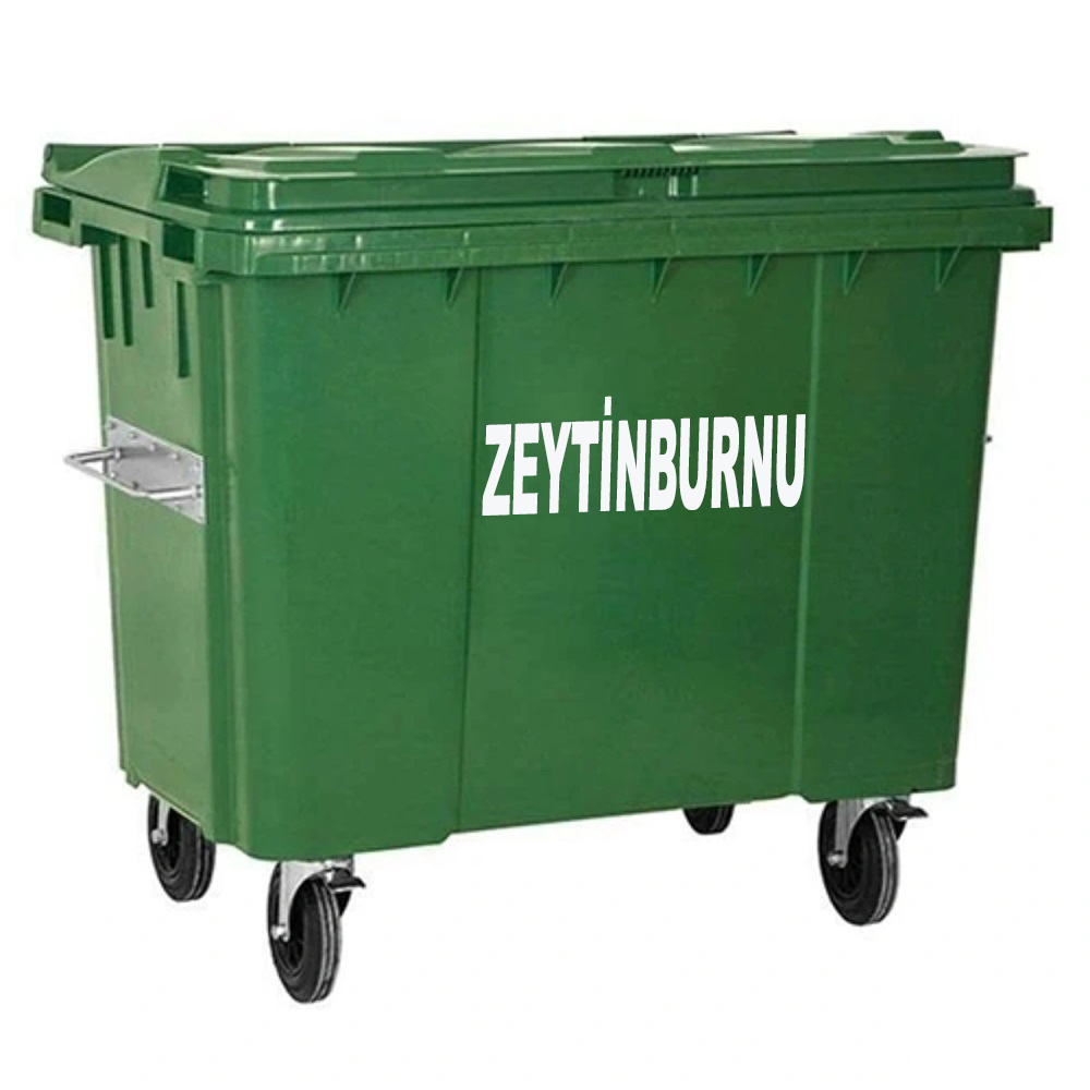 Zeytinburnu 1100 Litre Plastik Çöp Konteyneri